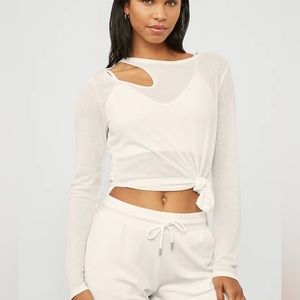 RIBBED PEAK LONG SLEEVE